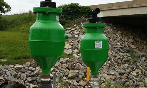 H-Tec Air Release Valves for sewage force mains. Envirep is the sales distributor in Pennsylvania, New Jersey, Maryland, and Delaware.